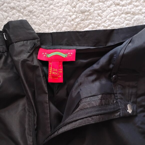 Shanghai Tang 100% Silk Black Pants - Picture 1 of 11